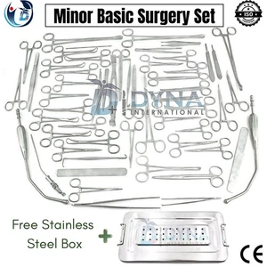 Basic General Surgery Set 92 Pcs Surgical Instruments Premium Quality + Free Box - Picture 1 of 7