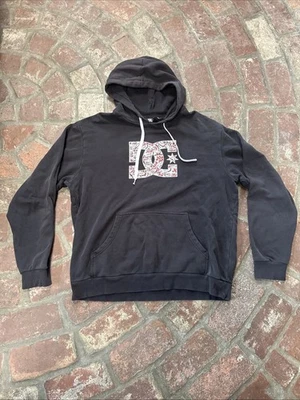 VTG Ron Jon x DC Shoes Logo Cotton Hooded Sweatshirt Men’s Size L Black - Image 1 of 4