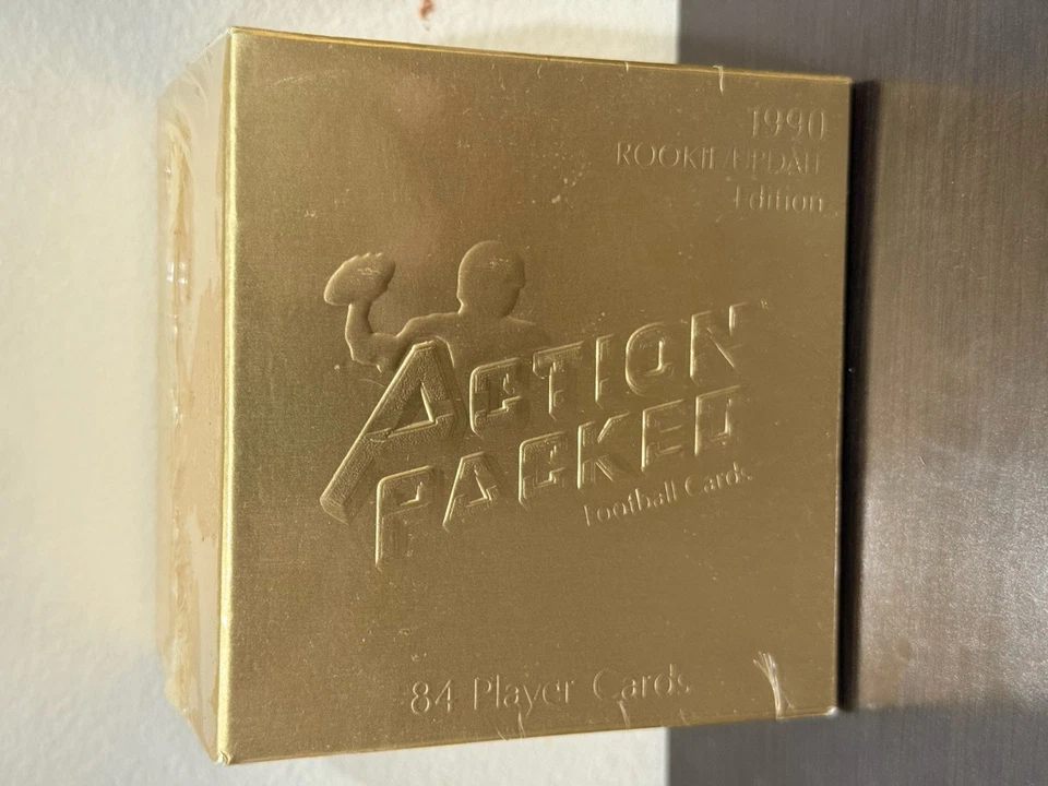 1990 Action Packed Rookie Update Ed. New Factory Sealed Emmitt Smith Rookie Card - Image 1 of 4