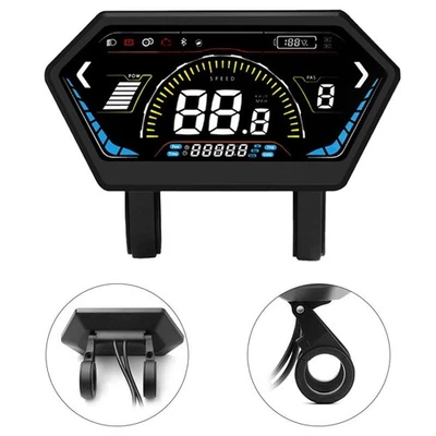 Ebike Multi Voltage Compatible LCD Display Color Screen Rainproof Design - Image 1 of 4