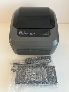 Zebra GK420d Thermal Label Printer PN: GK42-200120-000 - Afbeelding 1 van 7
