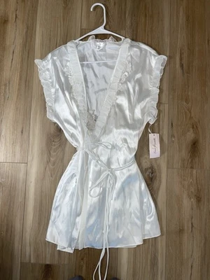 Conjunto de 7 vestidos de noche vintage de satén Linea Donatella y Morgan Taylor nuevo con etiquetas talla L Foto 1 de 4