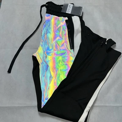 Guapi Streetwear Reflective Black And White Jogger Pants New With Tags Size 34 - Image 1 of 4
