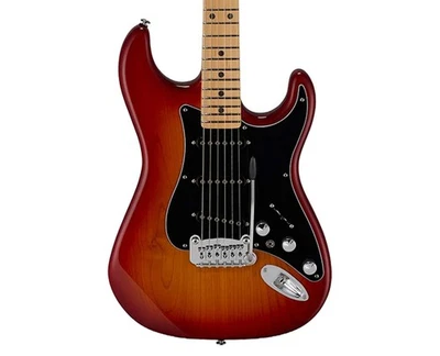 Guitarra Eléctrica G&L CLF Research S-500 - Cherryburst con Arce FB - Caja Abierta Foto 1 de 4