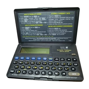 Seiko Instruments SII German Italian Spanish English French Translator TR-3000 - Picture 1 of 12