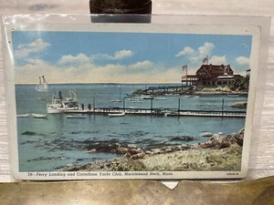 Marblehead, MA - Ferry Landing & Corinthian Yacht Club c1905 - Postal de colección - Imagen 1 de 2