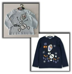 Baby Kleinkind Unisex Mädchen & Junge Frozen 2 Olaf Langarm T-Shirt Oberteil - Bild 1 von 14