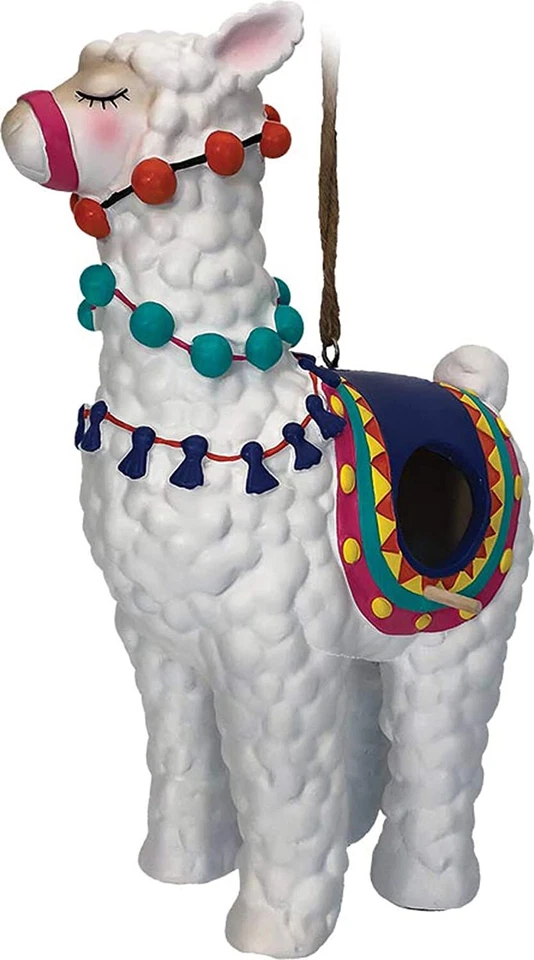 Llama 10229 Weather Resistant Indoor Outdoor Birdhouse 9” H Spoontiques