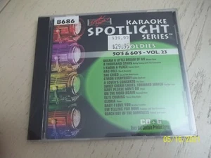 NEW SEALED KARAOKE SPOTLIGHT SERIES CD+G OLDIES 50's & 60's VOL 23 CD 8686 - Picture 1 of 2