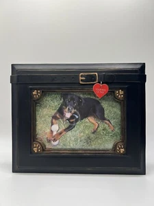 Pet Lovers Picture Frame for Dogs & Cats/ Color Black Bronze - Picture 1 of 4