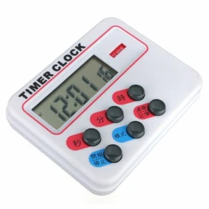 Timer Clock 12/24 Hours With Memory Funcation Kitchen Cooking Digital LCD Sport - Bild 1 von 2