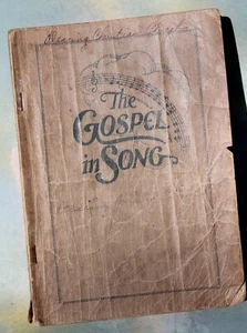 Antiq. The Gospel in Song Music Book byAlbert Peterson, 1929 SIGNED - Picture 1 of 18