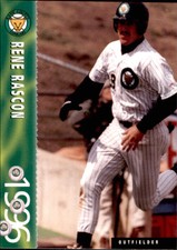 1996 Kane County Cougars Team Issue #22 Rene Rascon Watsonville California Card