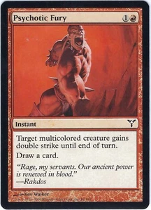 Psychotic Fury Dissension Common – MTG Magic the Gathering Card - Picture 1 of 2