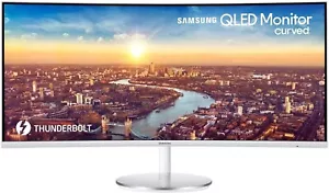 Samsung C34J791WTR - CJ79 Series QLED monitor- curved - 34" (34" viewable) - Picture 1 of 10