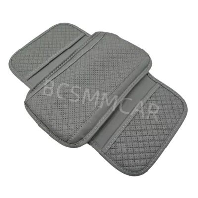 Almofada respirável para descanso de braço de carro apoio de braço protetor almofada tapete de armazenamento antiderrapante - Imagem 1 de 4