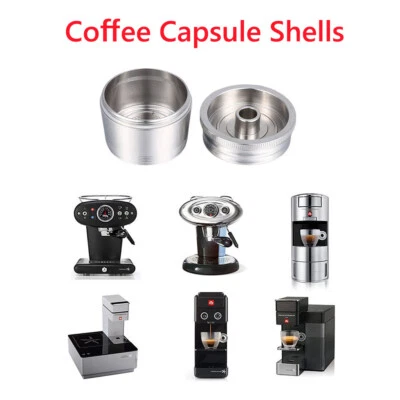 For illy/Nespresso Coffee Maker Reusable Stainless Steel Coffee Capsule Shells - Image 1 of 4