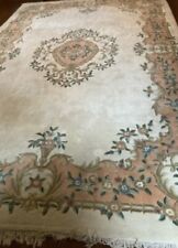 Fine Quality Handmade Vintage Chinese Aubusson Palace Size Rug, Mint Cond, 11x17