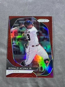 2020 Panini Prizm rot #184 Ronald Acuna Jr Atlanta Braves - Bild 1 von 3