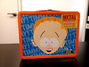 VINTAGE 2001 South Park Timmy Metal Lunch Box Thermos Set Collectible RARE - Picture 1 of 18