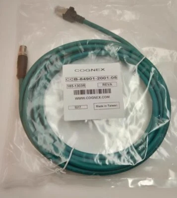 1pcs CCB-84901-2001-05 Cognex Code Reader Network Cable   5M - Image 1 of 3