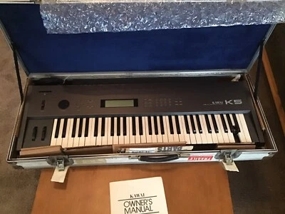 Kawai K5 Digital Multi-dimensional Synthesizer W/ User MIDI Manuals, 2 RAM Cards - Image 1 of 4