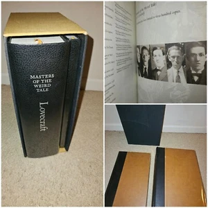 H.P. Lovecraft Masters Of The Weird Tale Centipede Press Hardcover Slipcase - Picture 1 of 18