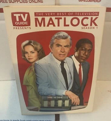 Matlock - Season 1 (DVD, 1986 - 1987) With Slipcover, Andy Griffith, New Sealed* - Image 1 of 4