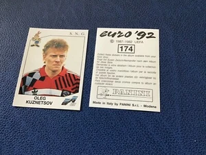 PANINI EURO 92 SVEZIA 🇸🇪 ⚽️ N 174 O.KUZNETSOV S.N.G. 🇸🇮 NUOVA CON RETRO - Picture 1 of 1