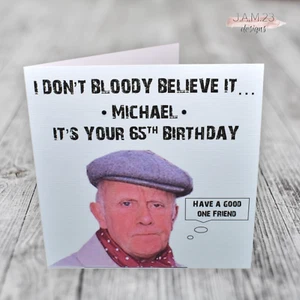 Personalised Male Birthday Fun Joke Card Brother Son Dad Husband Friend - Picture 1 of 9
