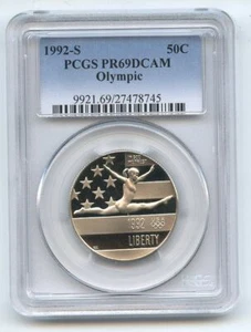 1992 S 50C Olympic Commemorative PCGS PR69DCAM - Picture 1 of 1