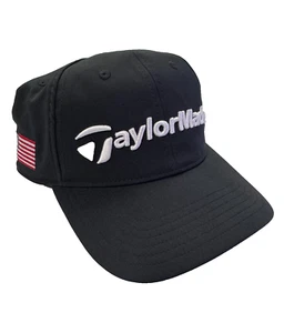 New TaylorMade Limited Edition Performance Black USA Flag/TP5 Adjustable Hat/Cap - Picture 1 of 2
