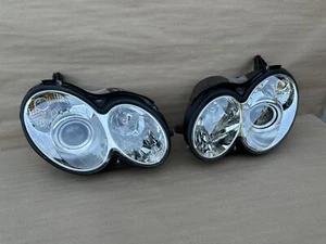 06-09 Mercedes W209 CLK350 CLK550 CLK63 AFS Bi-Xenon Headlight Assy, Pair L&R - Picture 1 of 17