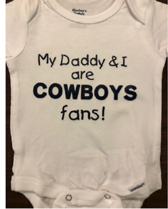 Dallas Cowboys baby Onesie® bodysuit infant one piece football toddler shirt new
