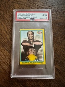 Mira Campionissimi 1968 Henry Armstrong USA Boxe PSA 4 #504 - Picture 1 of 2