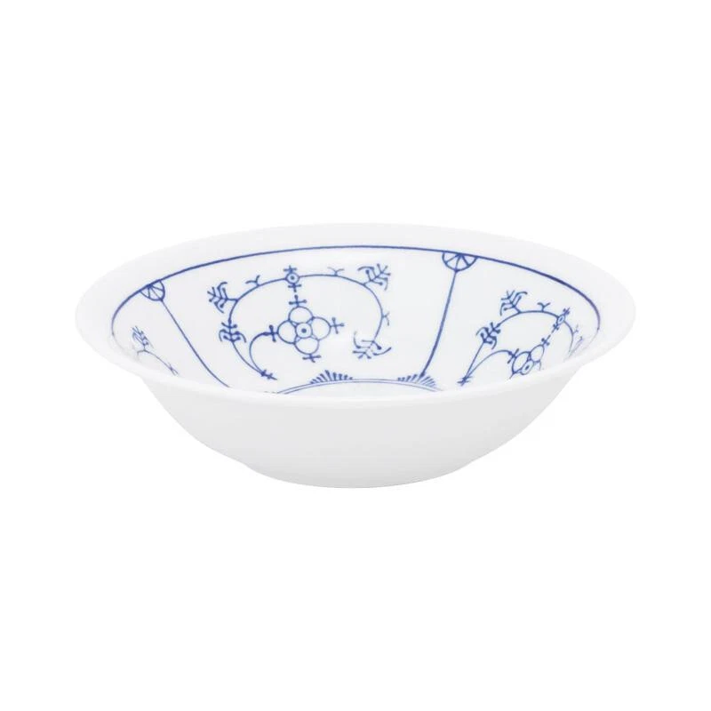 Kahla Blau Saks Indisch Blau Stohblumenmuster Dessertschale d: 13 cm / h: 3,5 cm - Bild 1 von 1