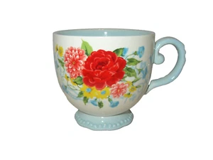 The Pioneer Woman Sweet Rose Floral 14.5 Oz Stoneware China Latte Coffee Cup Mug - Picture 1 of 7