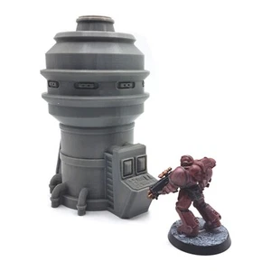 Marcador de objetivos tanque de almacenamiento de combustible de 28 mm mesa Wargame Grimdark - Imagen 1 de 2