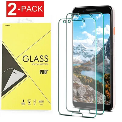 2 Pack Tempered Glass Screen Protector For Google Pixel 3 /3a /3XL /3a XL - Image 1 of 4
