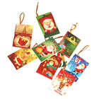  50 Pcs Christmas Tree Cards Hanging Decor Sayings Chrismas Decorate Bulk