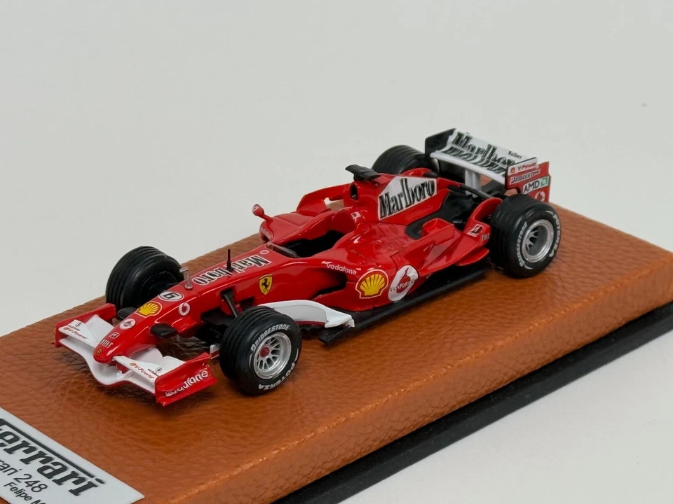 1/43 Ferrari 248  from 2006 F1 Season of Felipe Masa Leather base  JPN27 - Image 1 of 4
