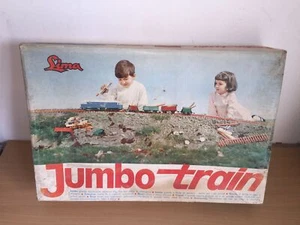 LIMA Giumbo JUMBO TRAIN Scala Zero 1:48 Toy SET TRAIN Cod. 6001 MIB Vintage - Bild 1 von 7