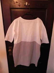 Misslook, White & Grey Dress, Women's Size Medium, 100% Cotton  - Picture 1 of 2