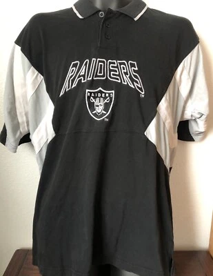 Original Vintage Starter Polo Men's Raiders NFL Pro Line Shirt 90s Street Wear L - Image 1 of 4