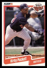 Kirby Puckett 1990 Fleer Canadian #383 Minnesota Twins