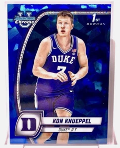 KON KNUEPPEL 2024-25 Bowman U Sapphire RC #48 1st Sapphire Duke - Imagen 1 de 1