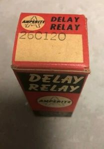 Vintage NOS Amperite Delay Relay, 26C120, SPST-NC 120 Seconds 26 VAC/DC, 9 Pin - Picture 1 of 2
