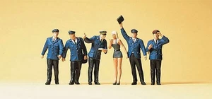 Preiser 10416 HO Scale Railroad Personnel -- German Federal Railway - Picture 1 of 4