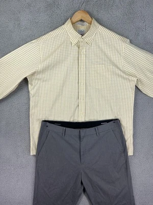 Preppy Outfit Bonobos Pants & LL Bean Shirt Size L And 36x32 Office Casual Mens - Image 1 of 4