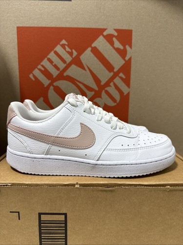 Nike Court Vision Low Next Nature da donna 'Oxford bianco rosa' taglia 9 DH3158 102